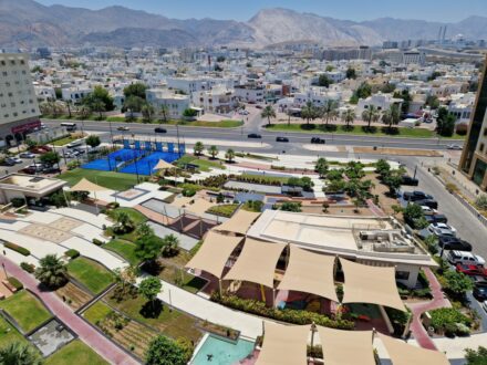 Hilton Garden Inn Muscat Aussicht